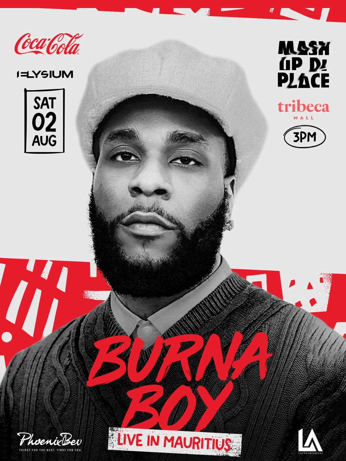 Burna Boy in Mauritius Ad Banner Mobile